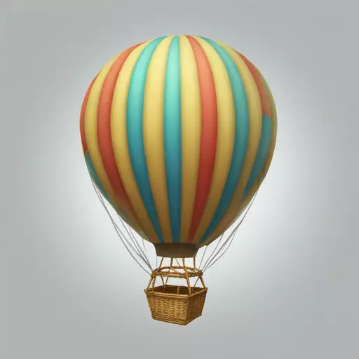 hot air balloon emoji