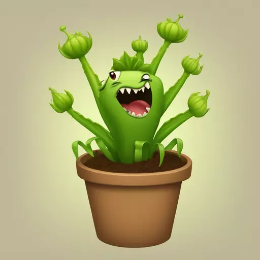 Venus flytrap emoji
