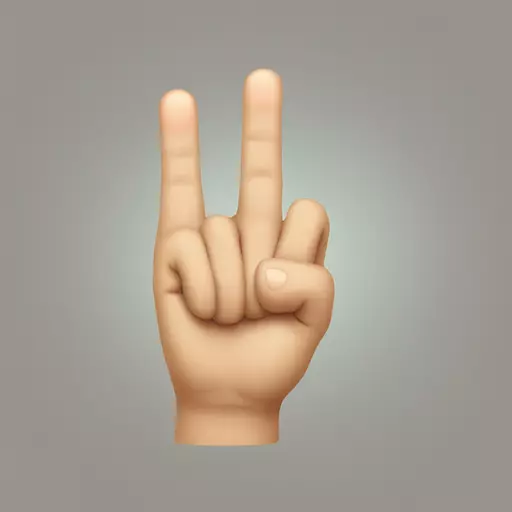 middle finger emoji