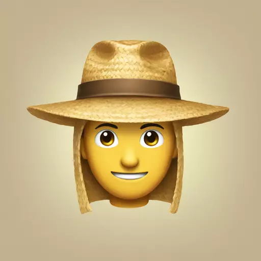 straw hat emoji