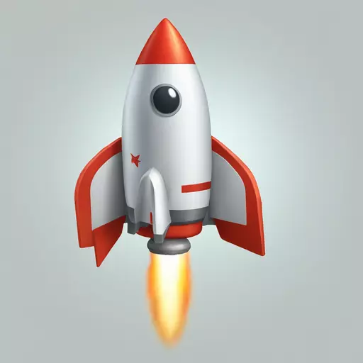 A rocket laucher emoji