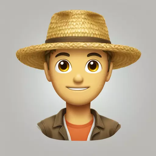 straw hat emoji