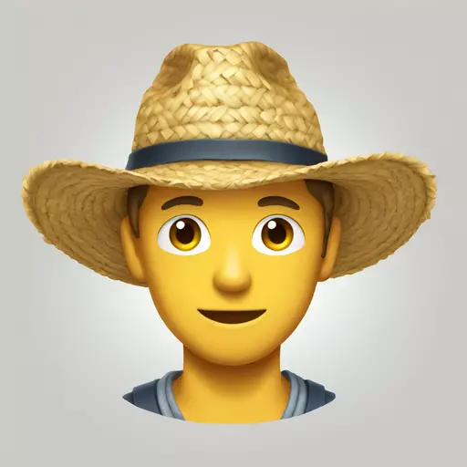 straw hat emoji