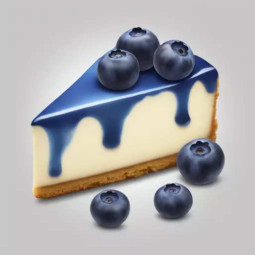 blueberry cheesecake emoji