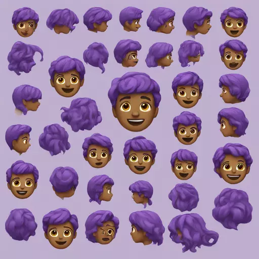 Purple emoji