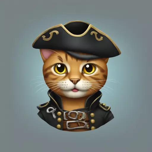 cat pirate emoji