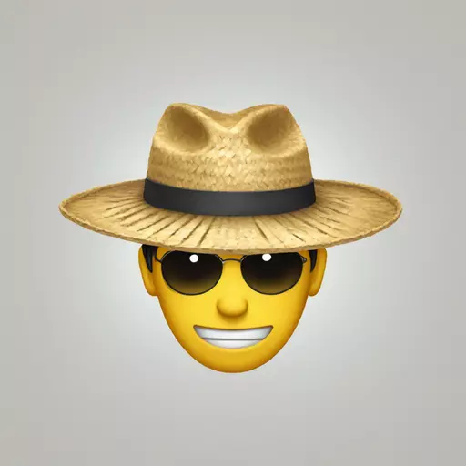 straw hat emoji