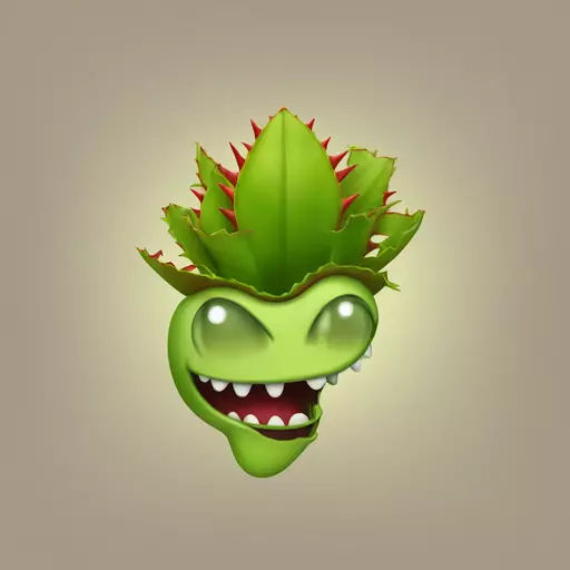Venus flytrap emoji
