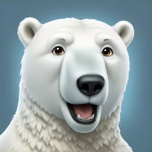 polar bear emoji