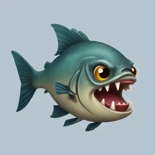 piranha emoji