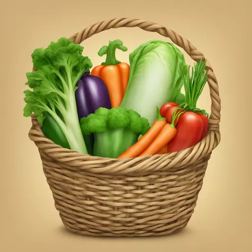 vegetables in the basket emoji