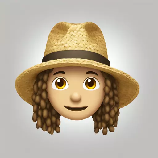 straw hat emoji