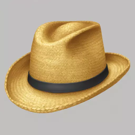 straw hat emoji