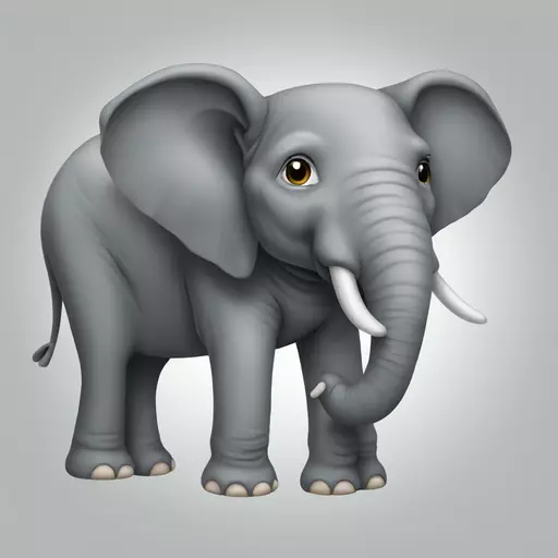 Elephant on the side emoji