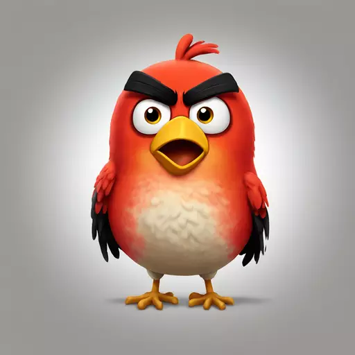 angry bird emoji