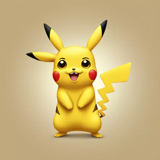 Cute Pikachu emoji