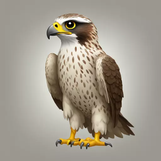 A falcon  emoji