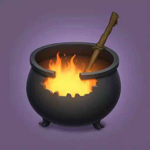 witch cauldron emoji