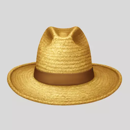 straw hat emoji