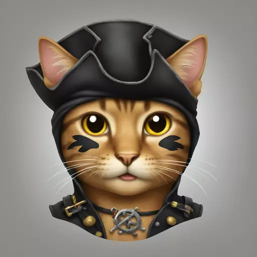 cat pirate emoji