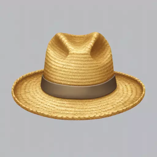 straw hat emoji