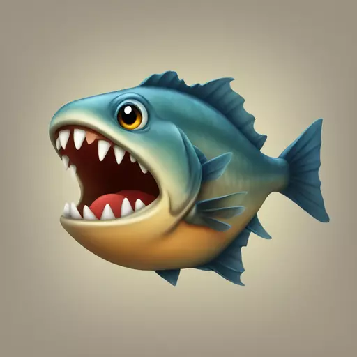piranha emoji
