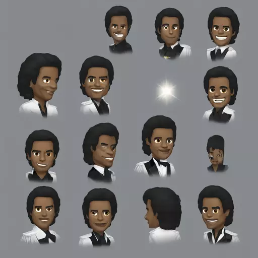 Mickael Jackson moonwalker emoji
