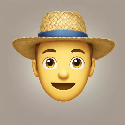 straw hat emoji