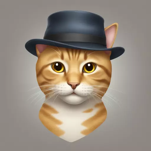 cat with hat emoji