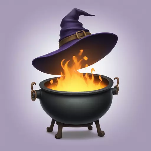 witch cauldron emoji