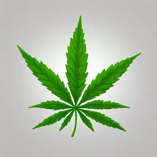 Weed leaf emoji