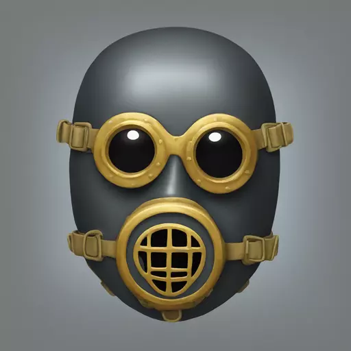 medieval scuba mask emoji