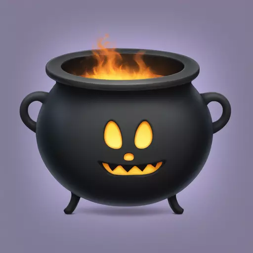 witch cauldron emoji