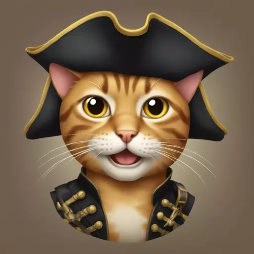 cat pirate emoji