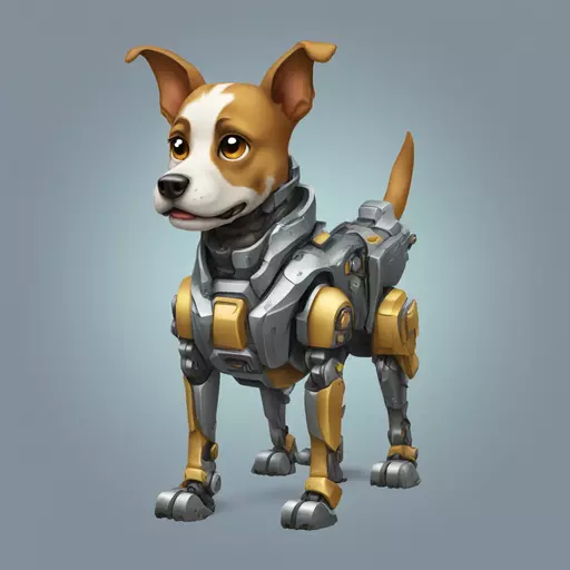 mecha dog emoji