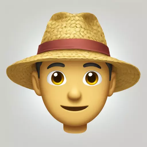 straw hat emoji