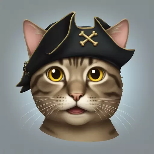 cat pirate emoji