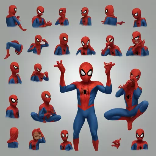 Muslim Spider-Man emoji