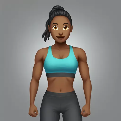 Fitnes girl emoji