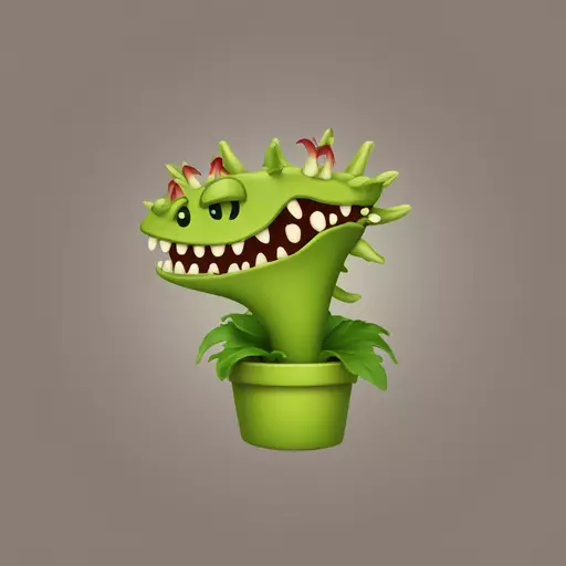 Venus flytrap emoji