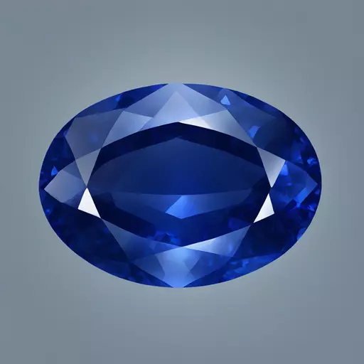 sapphire oval gem emoji