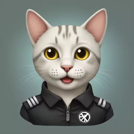 Antifascist cat emoji