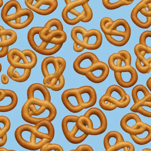 single pretzel emoji
