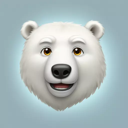 polar bear emoji