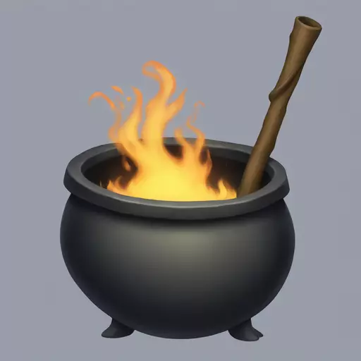 witch cauldron emoji