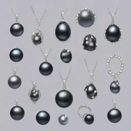 Black pearl jewelry emoji