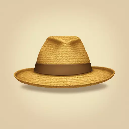 straw hat emoji