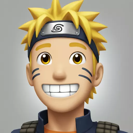 Naruto riendo emoji