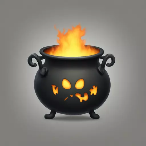 witch cauldron emoji