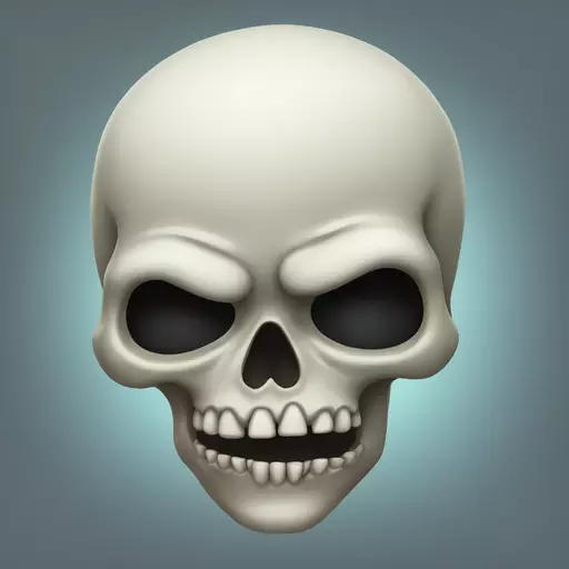 haunted skull  emoji